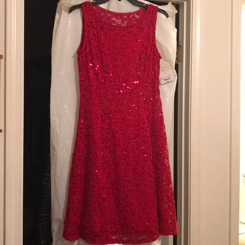 NWT Liz Claiborne red dress